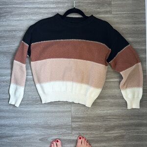 Colorblock Women's Sweater